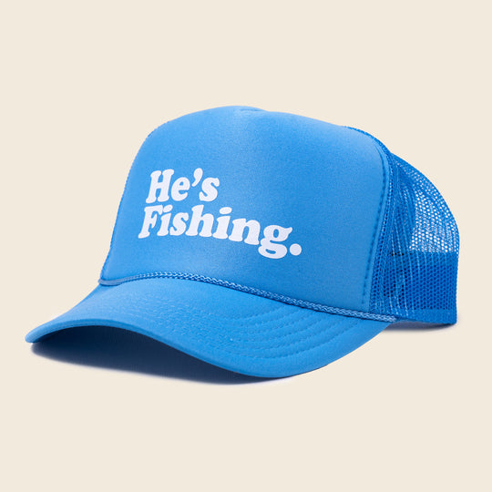 Blue He's Fishing Hat