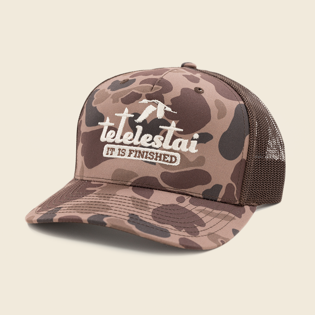 Camo Tetelestai Hat