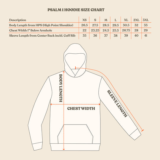 Psalm 1 Hoodie